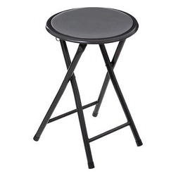 Taboret składany szary 5five simply smart nowoczesny metalowy do kuchni i jadalni 45 cm
