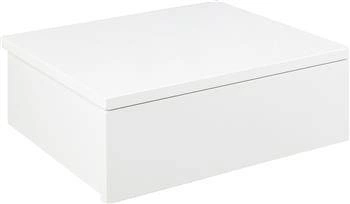 Szafka nocna Avignon 37 cm biała, wisząca z 1 szufladą, nowoczesny styl Actona