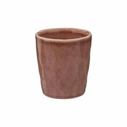 Kubek ceramiczny Zoé 220 ml koralowy do kawy i herbaty nowoczesny do zmywarki