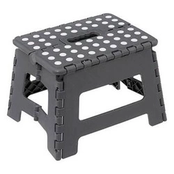 Stołek 1-stopniowy plastikowy 22 cm szary