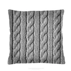 Poduszka dekoracyjna Jersey 40x40 cm do salonu i sypialni antyalergiczna szara