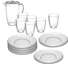 Zastawa Estiva na 6 osób plastikowy