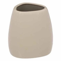 Kubek na szczoteczki do zębów ceramiczny beżowy Colors do łazienki 5five simply smart