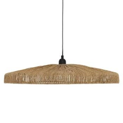 Lampa wisząca Bellamy 58 cm juta boho regulowana do salonu i jadalni Atmosphera