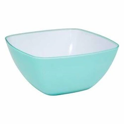 Miska kwadratowa Munar 25 cm plastikowa miętowa