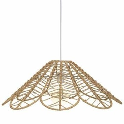 Lampa wisząca Folk boho naturalna regulowana do salonu i jadalni 58 cm Atmosphera