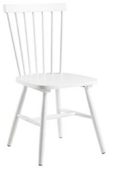 Krzesło Riano białe do kuchni i salonu nowoczesne drewniane Actona minimalistyczny styl