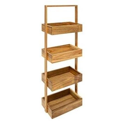 5five Simply Smart regał drewniany na książki i dekoracje akacja skandynawski 88 cm