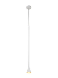 Lampa wisząca Tucson biała nowoczesna lampa sufitowa pojedyncza do salonu lub jadalni