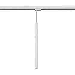 Lampa wisząca, 8 punktowa, system szynowy 3 fazowy, PASTELO biała