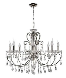 Lampa wisząca Aurora 8*40W E14 chrom
