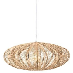 Lampa wisząca papierowa Tery Atmosphera boho kula do salonu i jadalni 57 cm
