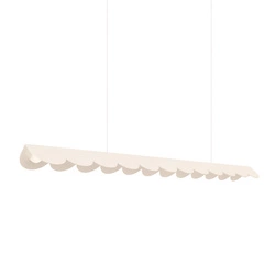 Lampa wisząca LED BISCUIT nowoczesna beżowa regulowana do salonu kuchni i jadalni