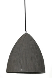 Lampa wisząca Areka zielona betonowa industrialna do kuchni i nad stół 29,5 cm Light&Living