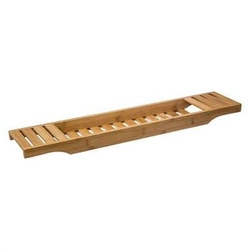 5five simply smart półka łazienkowa na wannę bambusowa boho nowoczesna 70 cm naturalna