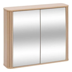 Szafka łazienkowa wisząca z lustrem Liora 80 cm minimalistyczna z półkami 5five
