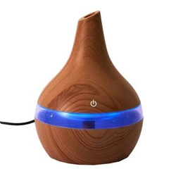 Elektryczny dyfuzor zapachowy Intesi naturalny z LED USB do domu i sypialni 130 ml