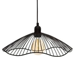 Lampa wisząca Galt czarna metalowa industrialna regulowana do salonu i nad stół