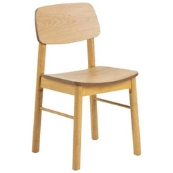 Krzesło drewniane Barlow dąb naturalny Actona do jadalni skandynawskie minimalistyczne