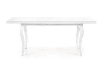 Stół rozkładany Princess biały do jadalni glamour 140-180 cm nowoczesny blat MDF drewno