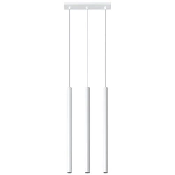 Lampa wisząca Pastelo 3 biała nowoczesna nad stół i wyspę do kuchni i jadalni