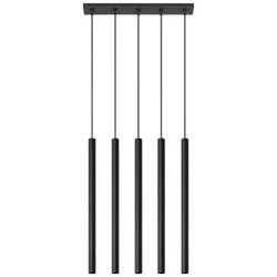Lampa wisząca Pastelo 5 czarna nowoczesna do salonu i nad stół Sollux Lighting
