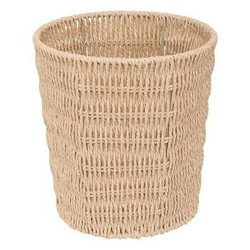 Kosz na śmieci biurowy Kord naturalny pleciony boho do kuchni i gabinetu 5five