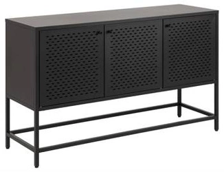 Komoda Newcastle II czarna industrialna