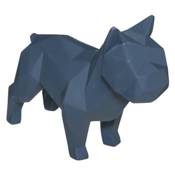 Figurka Origami Dog niebieska