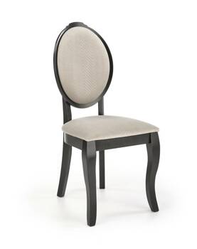 Krzesło Gilbert czarne/beżowe