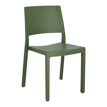 Krzesło Kate zielone z tworzywa