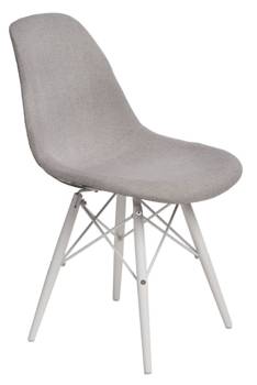 Krzesło P016W Pattern inspirowane DSW szary jasny/white