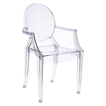 Krzesło Royal inspirowane Louis Ghost transparentne