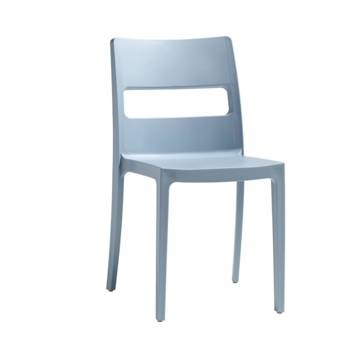 Krzesło Sai niebieskie jasne z tworzywa