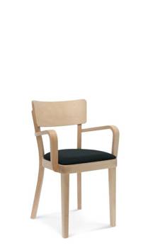 Krzesło z podłokietnikami Fameg Solid B-9449 CATA dąb standard