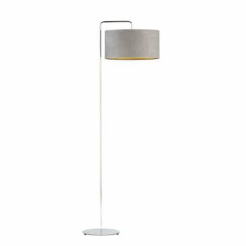 Lampa podłogowa BOLIVIA GOLD chrom szara