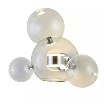 Lampa ścienna BUBBLES -3+1W LED chrom 3000 K