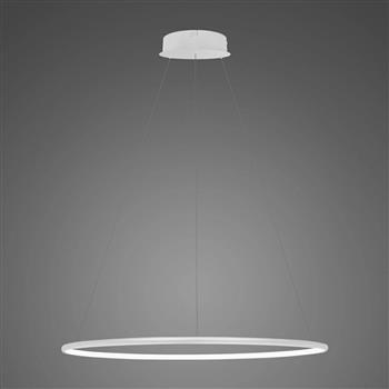 Lampa wisząca Ledowe Okręgi No.1 60 cm 3K ściemnialna biała