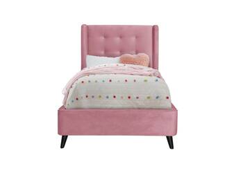 Łóżko pojedyncze Flikez VIC różowy 90 cm