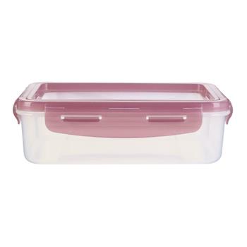 Lunch box śniadaniówka z elastyczną pokrywą czerwony