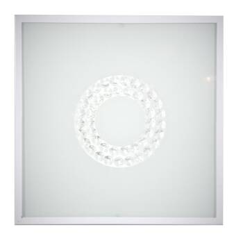 Plafon Lux 29x29 16W LED 6500K biały  mały ring