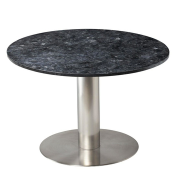 Stół Penelope Granit czarny/srebrny