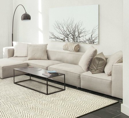 Dywan Luno Cold Beige 160x230 Carpet Decor Magic Home