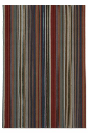 Dywan zewnętrzny Spectro Stripes Teal Sedonia Rust 250x350cm