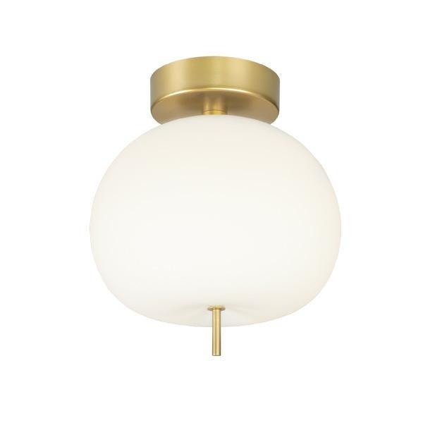 Ekskluzywna lampa LED sufitowa złoto biała APPLE CE