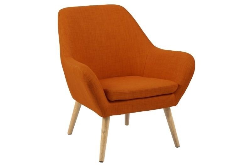 Fotel Astro Orange tapicerowany