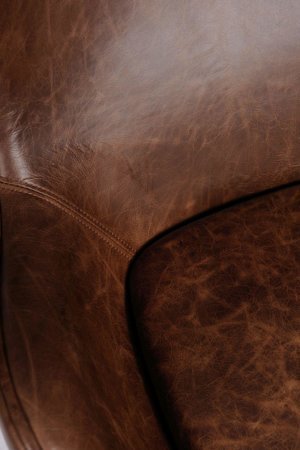 Fotel Jajo brązowy ciemny vintage