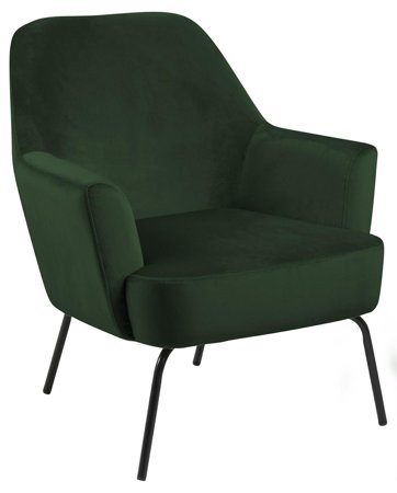 Fotel Melissa VIC zielony uszak
