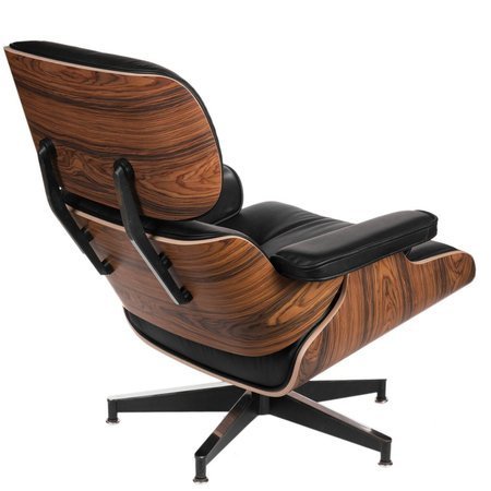 Fotel Vip czarny/ rosewood insp. Lounge chair