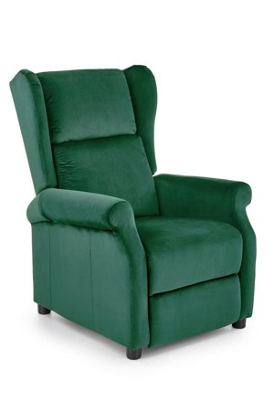 Fotel rozkładany recliner Nagu zielony ciemny